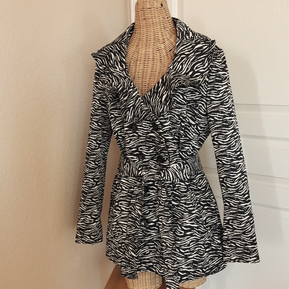 Sandro Studio Zebra Print Jacket - Picture 2 of 8